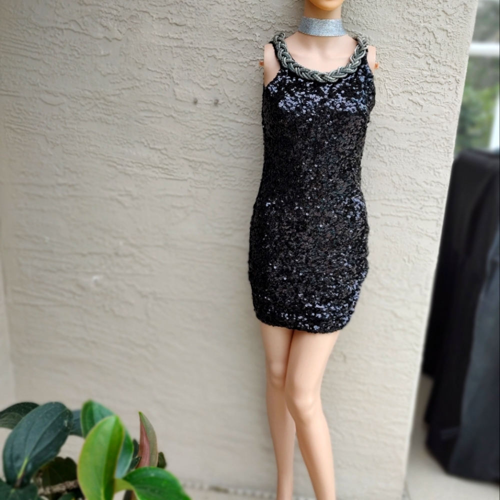 Sequin mini dress